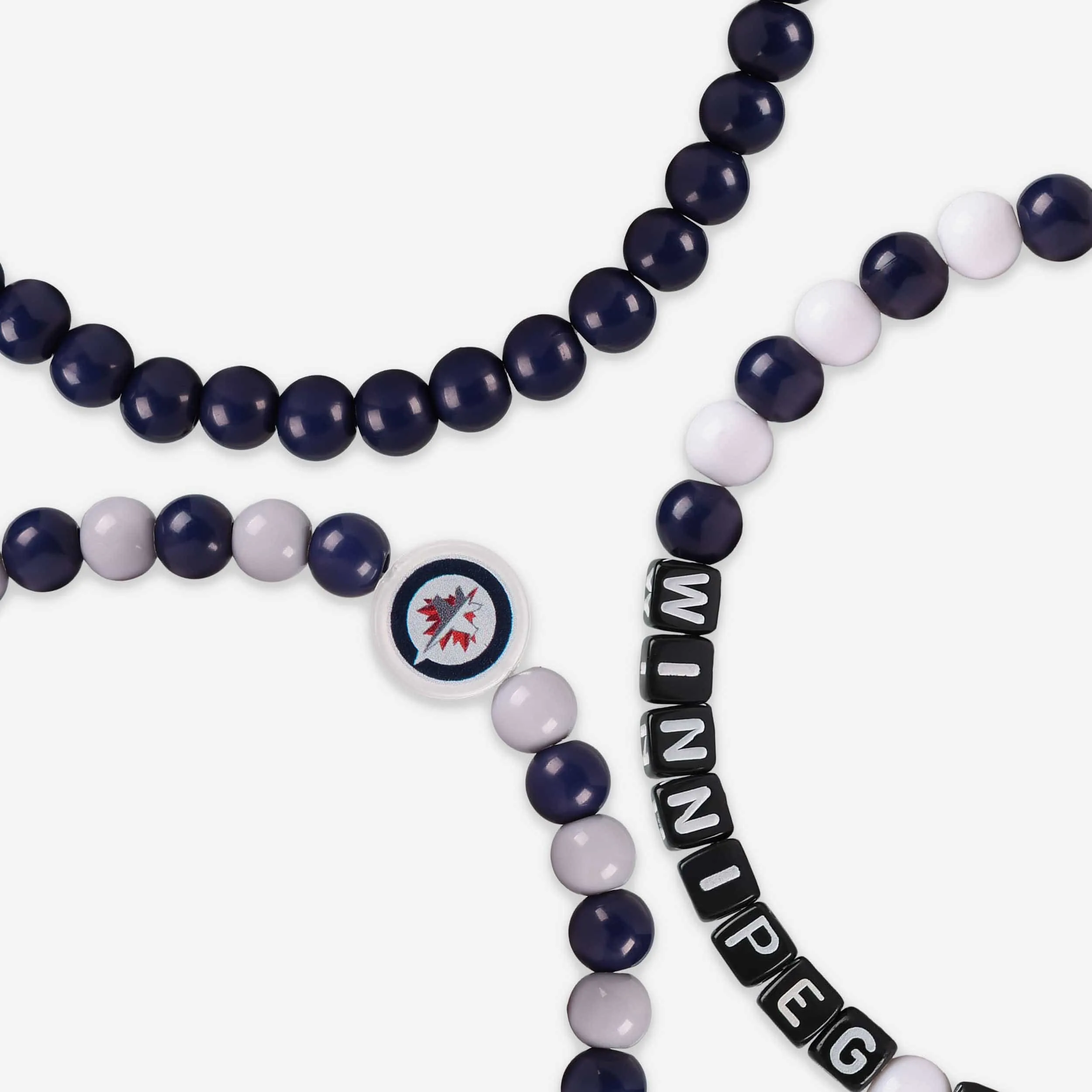 Winnipeg Jets 3 Pack Beaded Friendship Bracelet