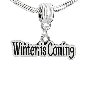 Winter Is Coming Charm Bead Pendant