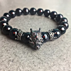 Wolf King Bracelet_Onyx