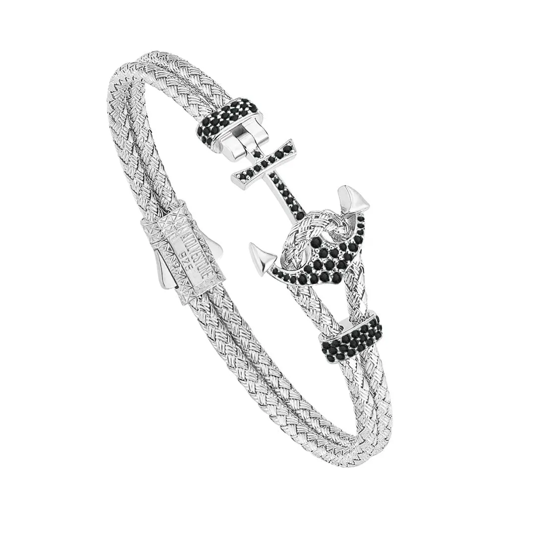 Women's Petite Anchor Bracelet - Silver