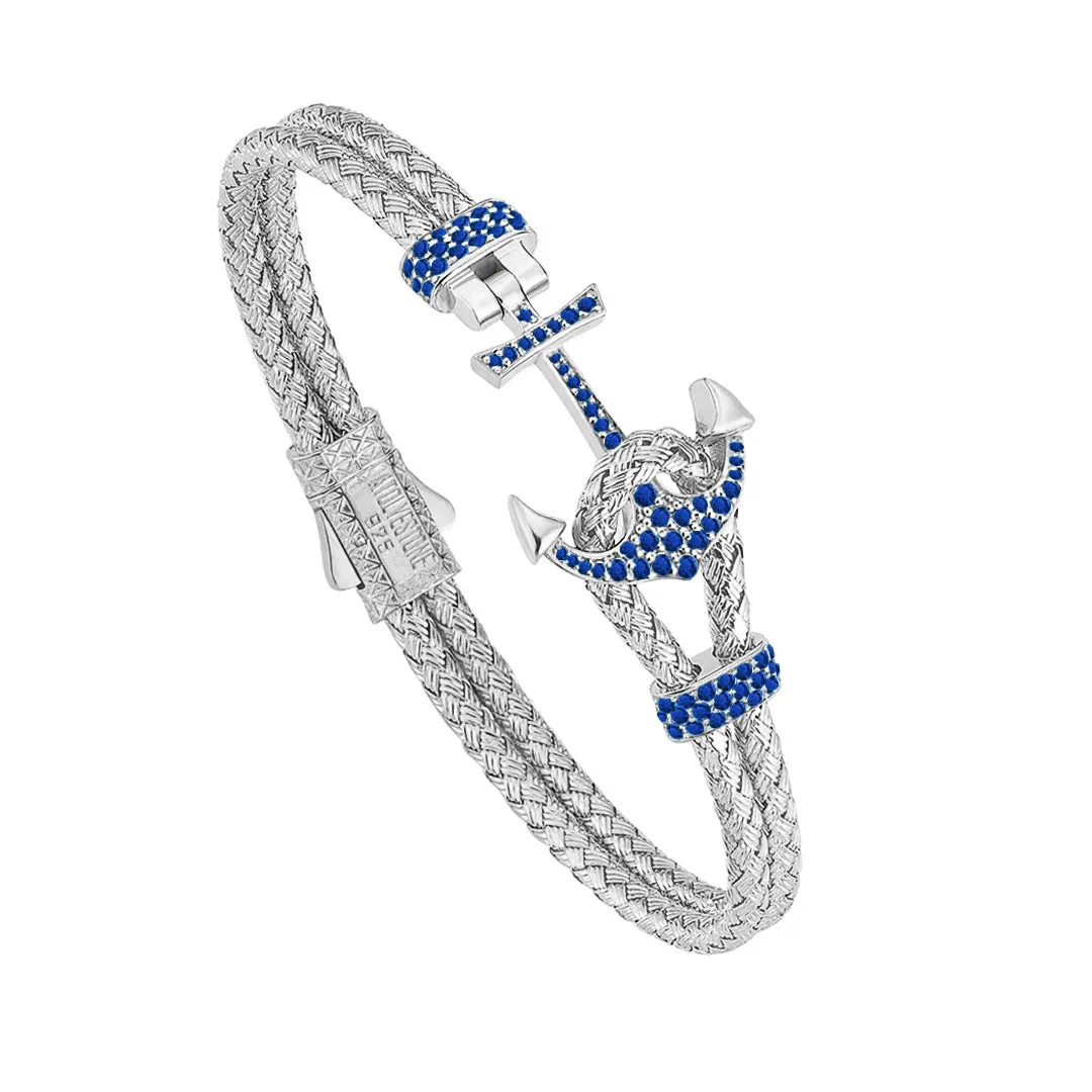Women's Petite Anchor Bracelet - Silver