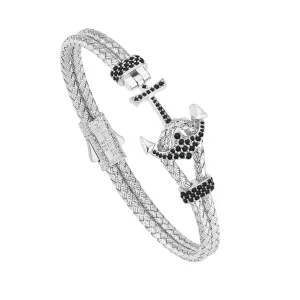Women's Petite Anchor Bracelet - Silver