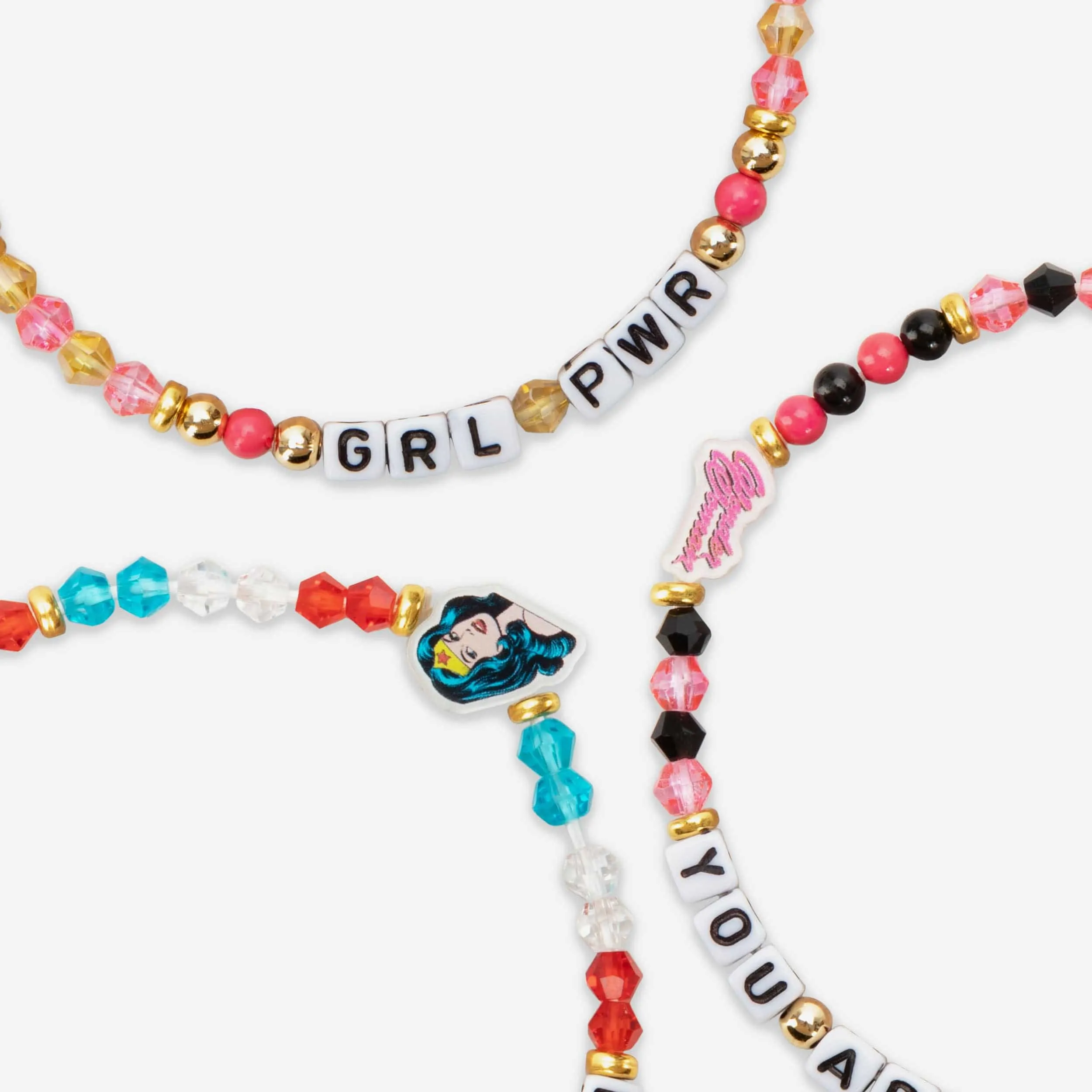 Wonder Woman™ Wordmark DC 3 Pack Friendship Bracelet