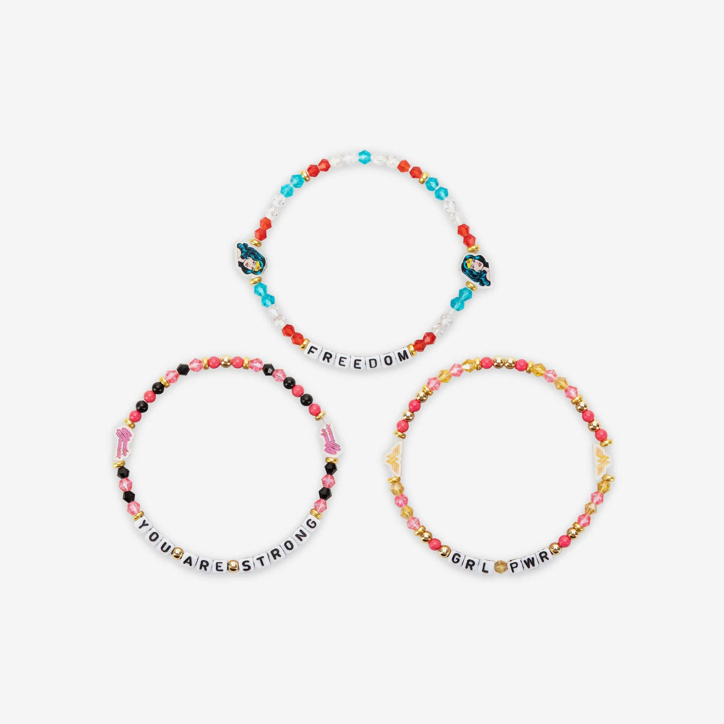 Wonder Woman™ Wordmark DC 3 Pack Friendship Bracelet