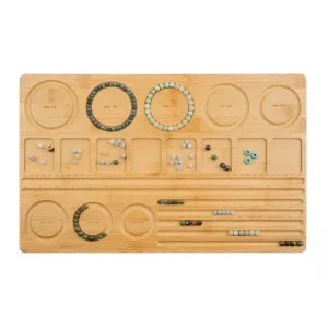 Wood Bead Board Jewelry Design Center 28x44X1cm