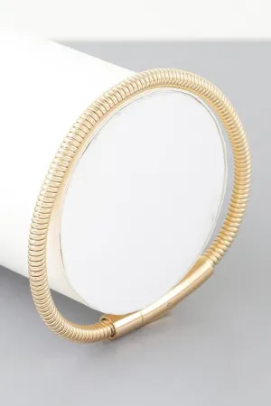 Wrapped Coil Cuff Bracelet