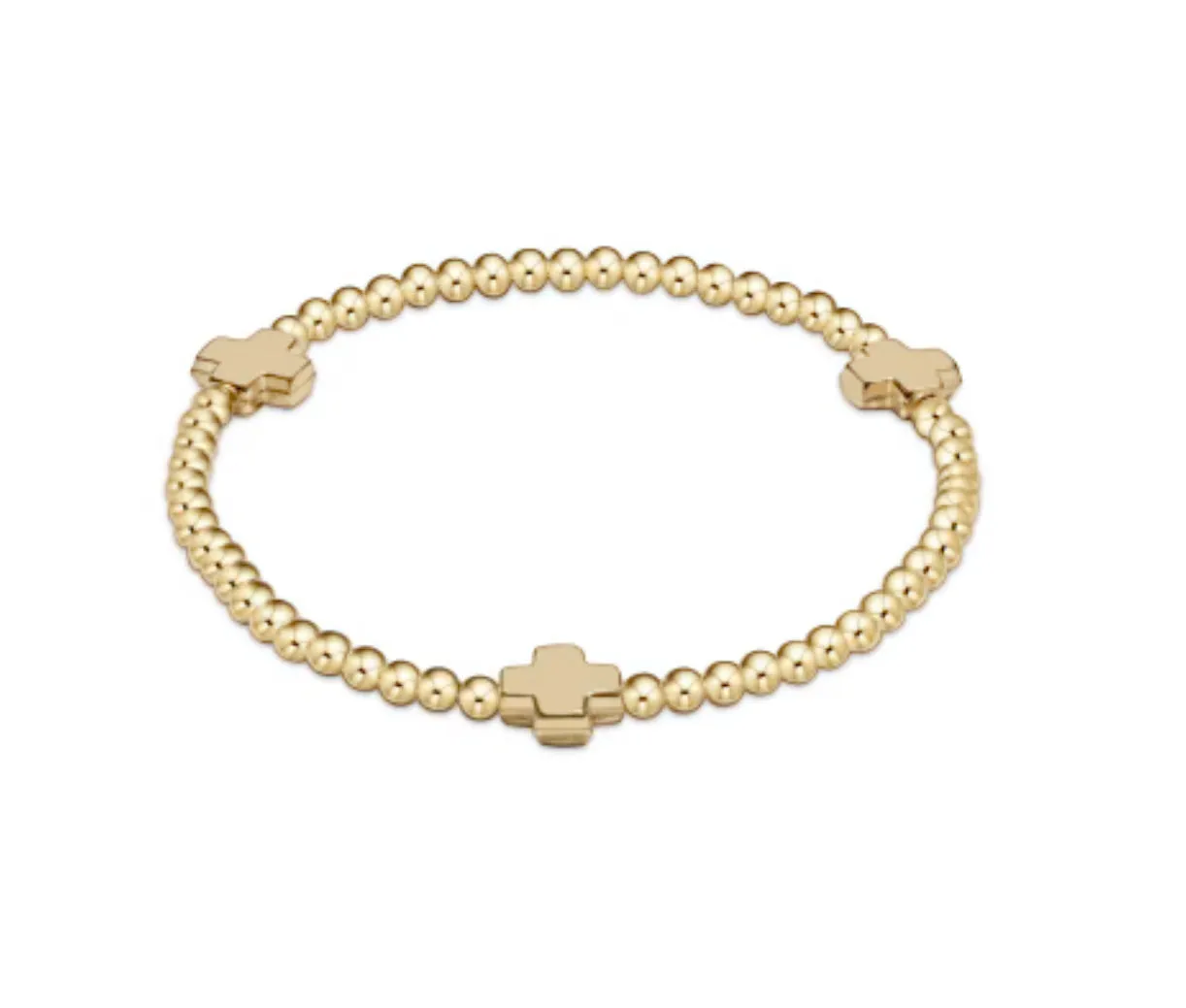 XL Enewton Extends  Signature Cross Gold Pattern- Gold